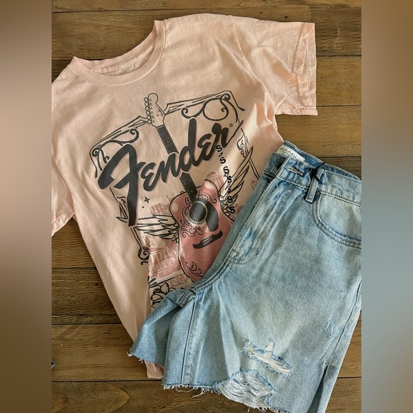 BUNDLE of Two small T-shirts Poison and Fender - Picture 7 of 10